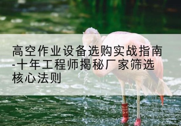 合作剪叉式升降机厂家-高空作业设备选购实战指南-十年工程师揭秘厂家筛选核心法则